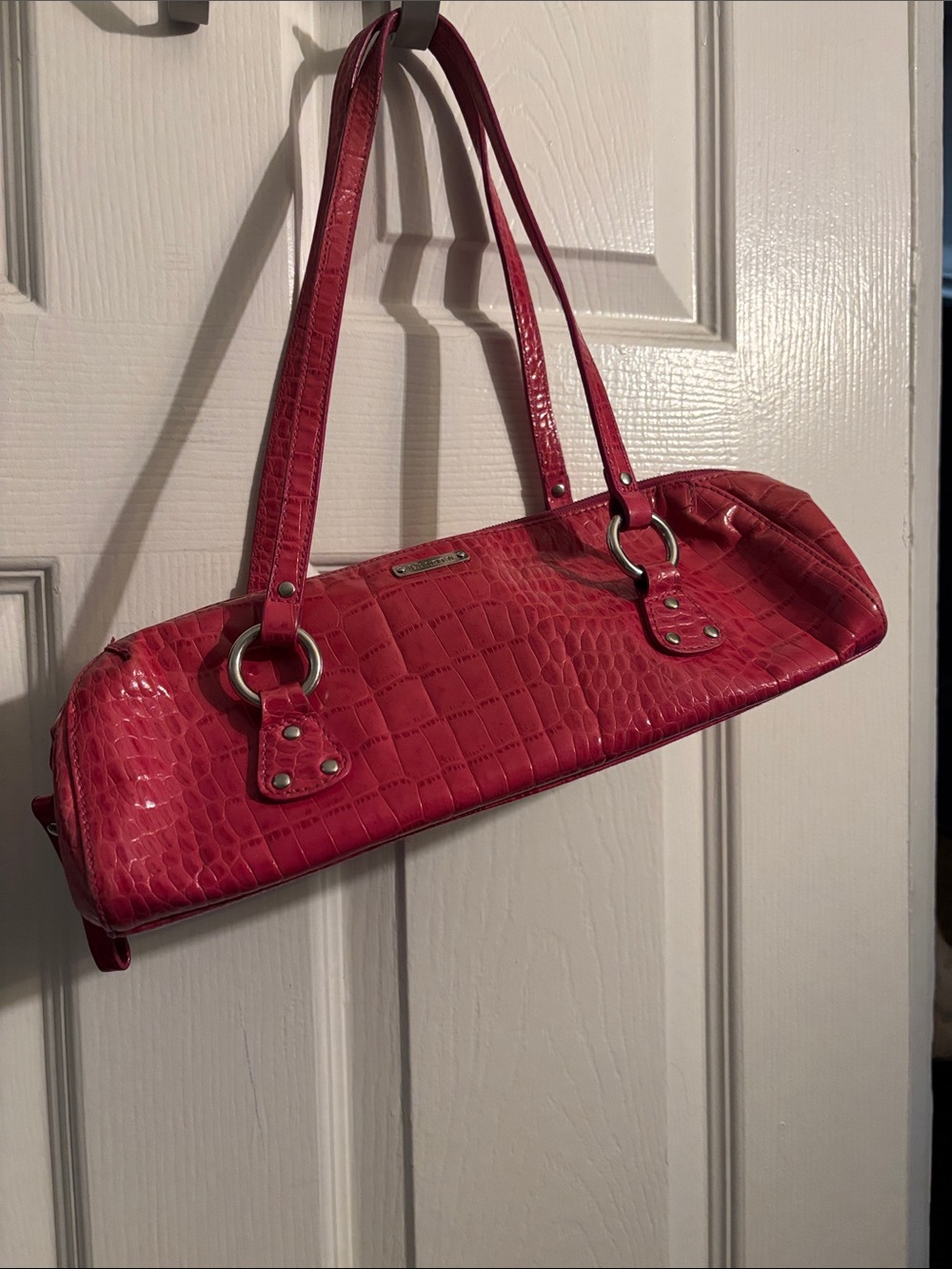 RALPH LAUREN PINK CROC BAG Y2K